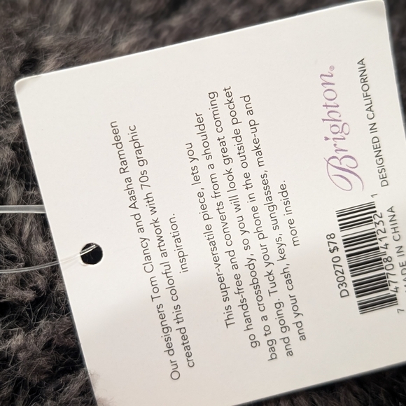 Brighton POWER OF LOVE  Crossbody Belt Bag Purse - Picture 6 of 10